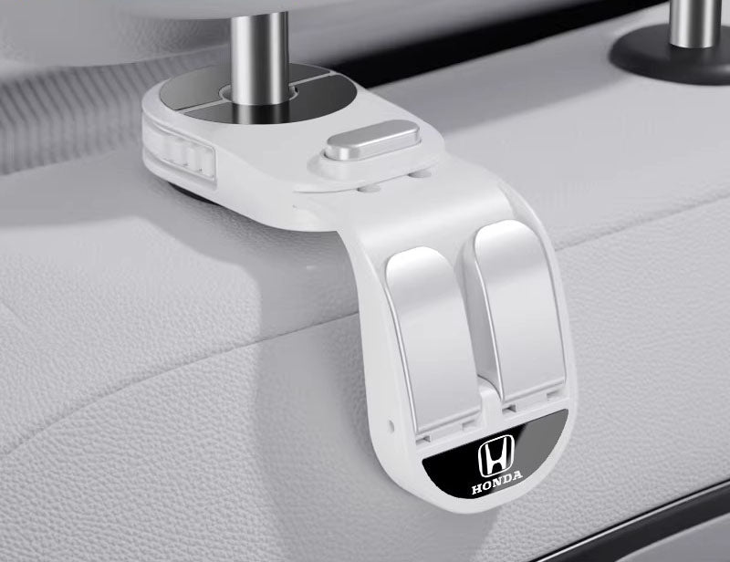 Retractable Dual-Row Car Seat Hooks