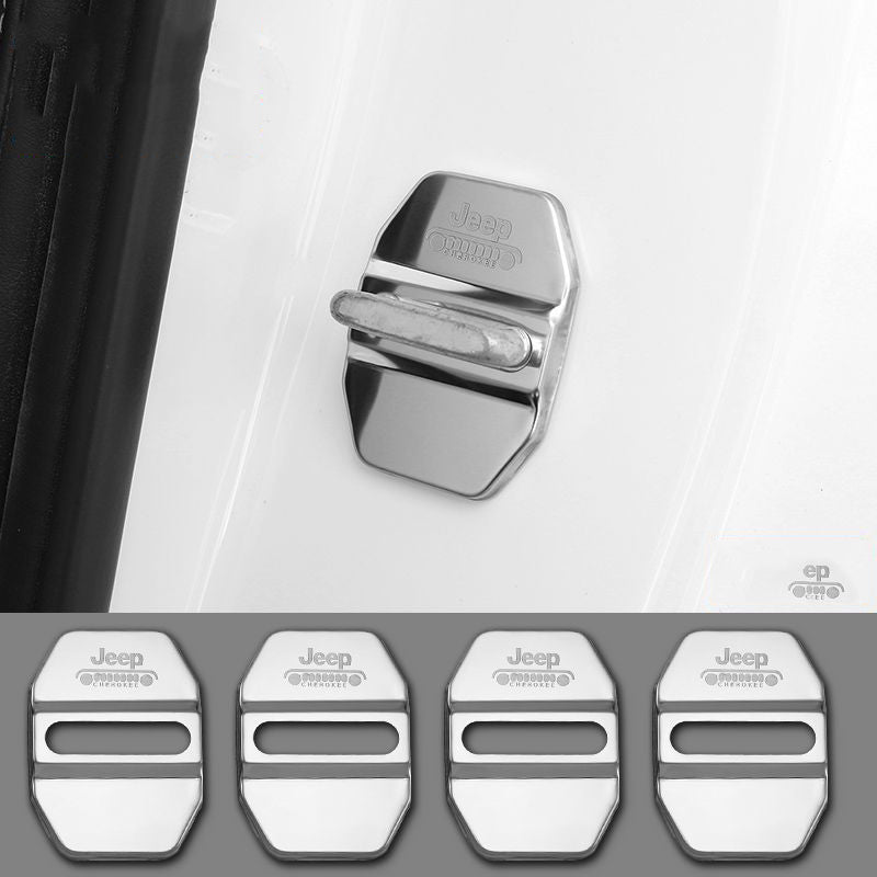 Hot Sale 🎁50% OFF 🎁Stainless Steel Car Door Lock Protection Cover Antirust🔥4PCS🔥