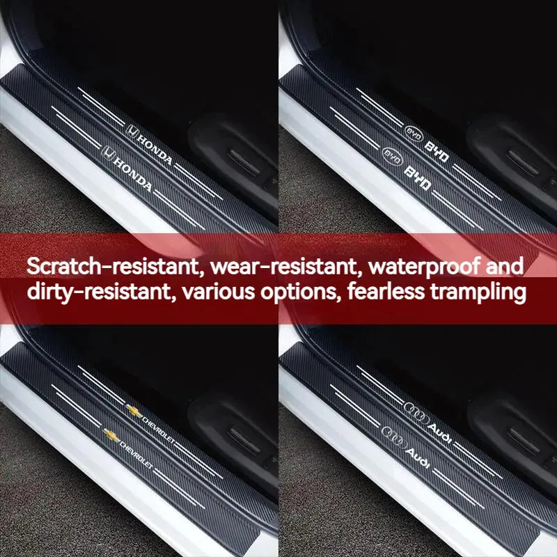 Carbon Car Door Sills Stickers✨9PCS ✨