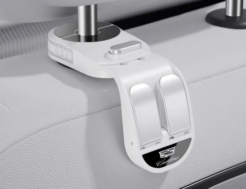 Retractable Dual-Row Car Seat Hooks