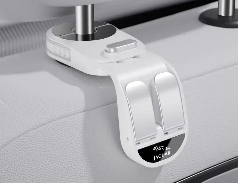 Retractable Dual-Row Car Seat Hooks