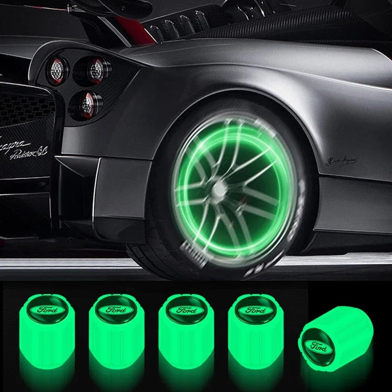 Exclusive Car Logo  Luminous Car Tire valve Cap Set🎉20 Pcs🎉