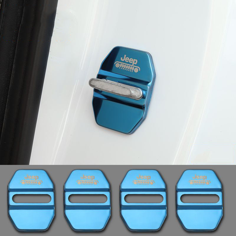 Hot Sale 🎁50% OFF 🎁Stainless Steel Car Door Lock Protection Cover Antirust🔥4PCS🔥