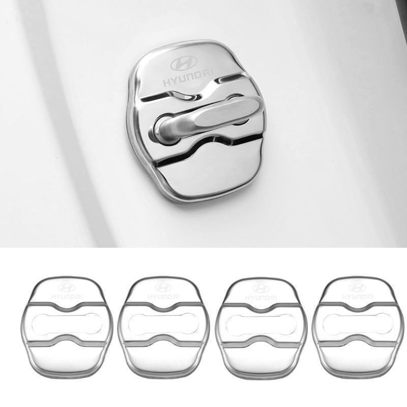 Hot Sale 🎁50% OFF 🎁Stainless Steel Car Door Lock Protection Cover Antirust🔥4PCS🔥