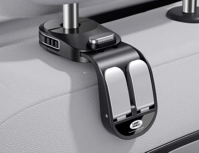 Retractable Dual-Row Car Seat Hooks