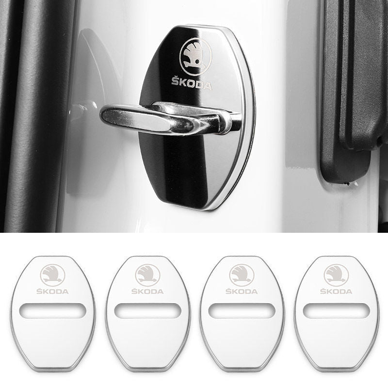Hot Sale 🎁50% OFF 🎁Stainless Steel Car Door Lock Protection Cover Antirust🔥4PCS🔥