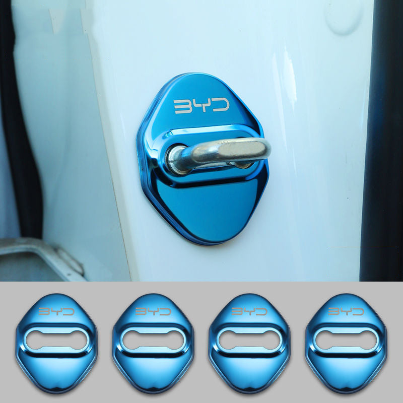 Hot Sale 🎁50% OFF 🎁Stainless Steel Car Door Lock Protection Cover Antirust🔥4PCS🔥