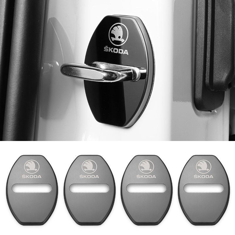 Hot Sale 🎁50% OFF 🎁Stainless Steel Car Door Lock Protection Cover Antirust🔥4PCS🔥